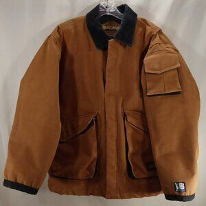 Mens Caden McCoy 1861 Duck Brown Canvas Jacket Coat Thinsulate Waterproof M